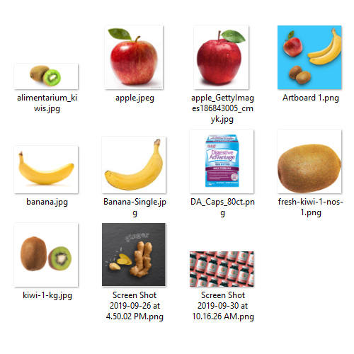 Digestive Advantage fruit assets